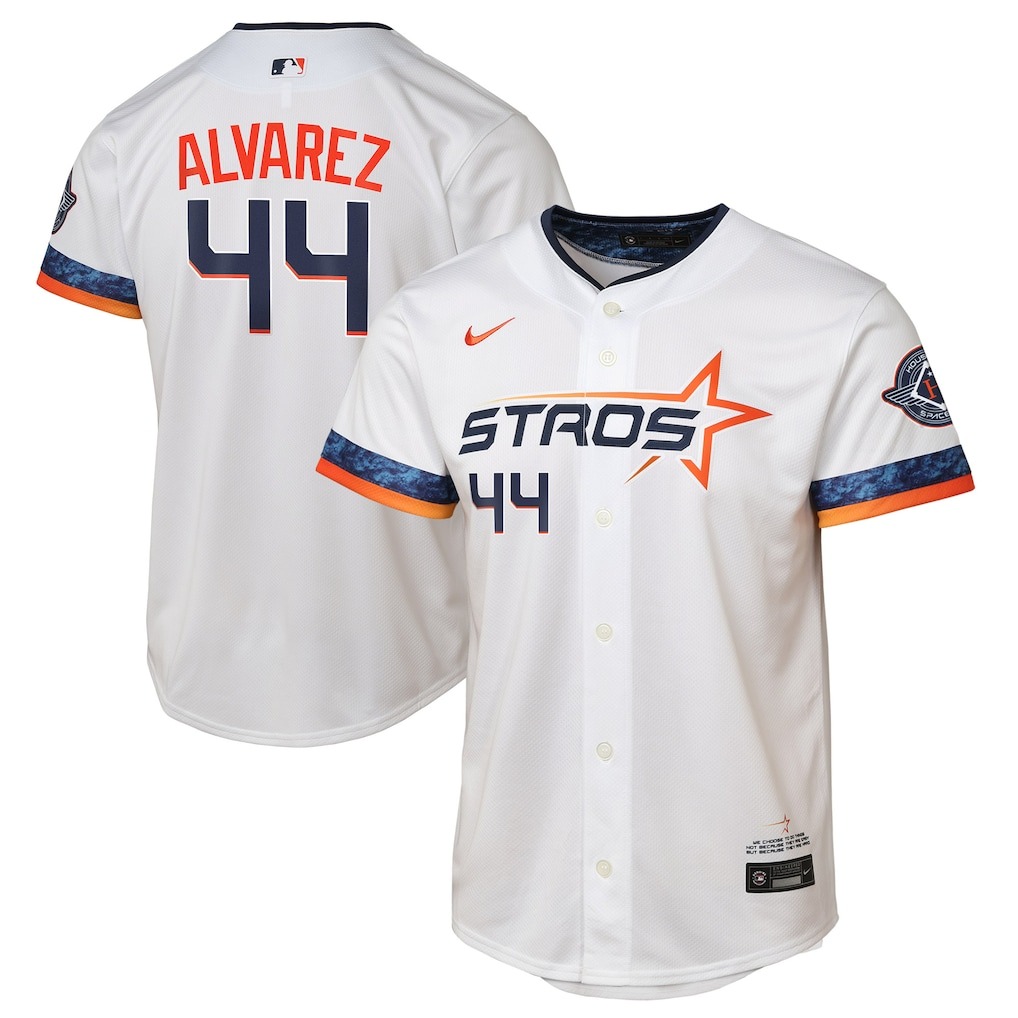 Yordan Alvarez Houston Astros Nike Youth 2025 City Connect Limited Player Jersey - White-1
