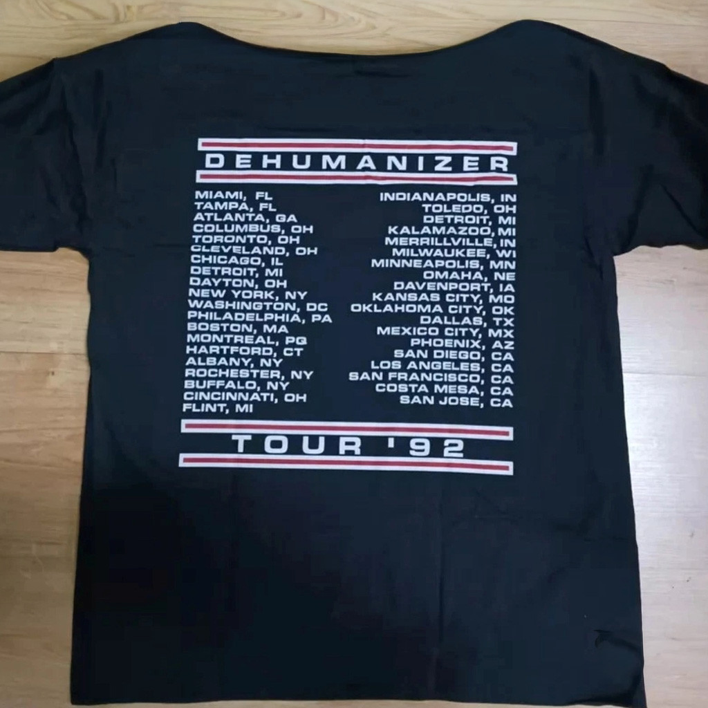 1992 Black Sabbath Dehumanizer Tour T-Shirt Black Sabbath Merch Band Fans Gifts-1 1992 Black Sabbath Dehumanizer Tour T-Shirt Black Sabbath Merch Band Fans Gifts-1