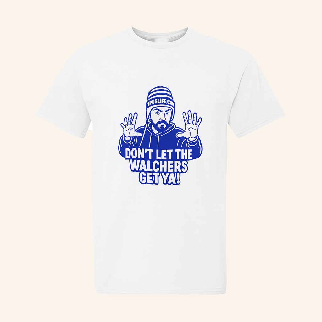 1Puglife Merch Ninja Don't Let The Walchers Get Ya T-Shirt Christmas Presents For Men-1