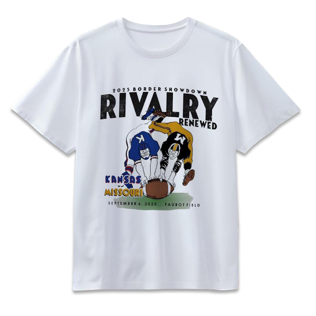 2025 Border Showdown Rivalry Renewed Kansas Vs Missouri T-Shirt Fan Merch Gifts For Brother-1