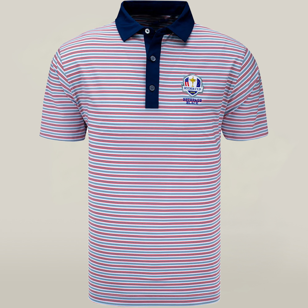 2025 Ryder Cup Golf Merch Polo Shirt Bethpage Black Cool Idea Ryder Cup Gifts-1