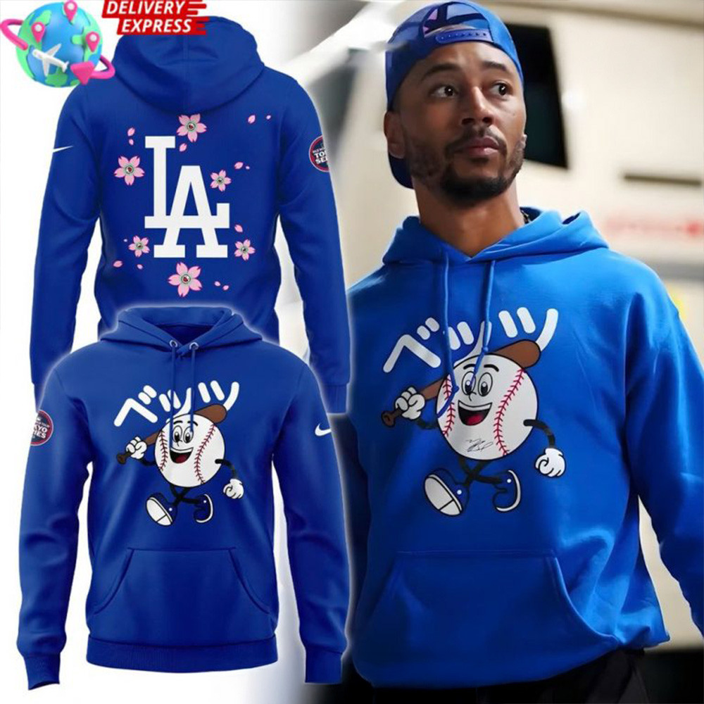 2025 Tokyo Series Los Angeles Dodgers Edition Hoodie Best Father's Day Gifts For Husband-1 2025 Tokyo Series Los Angeles Dodgers Edition Hoodie Best Father's Day Gifts For Husband-1