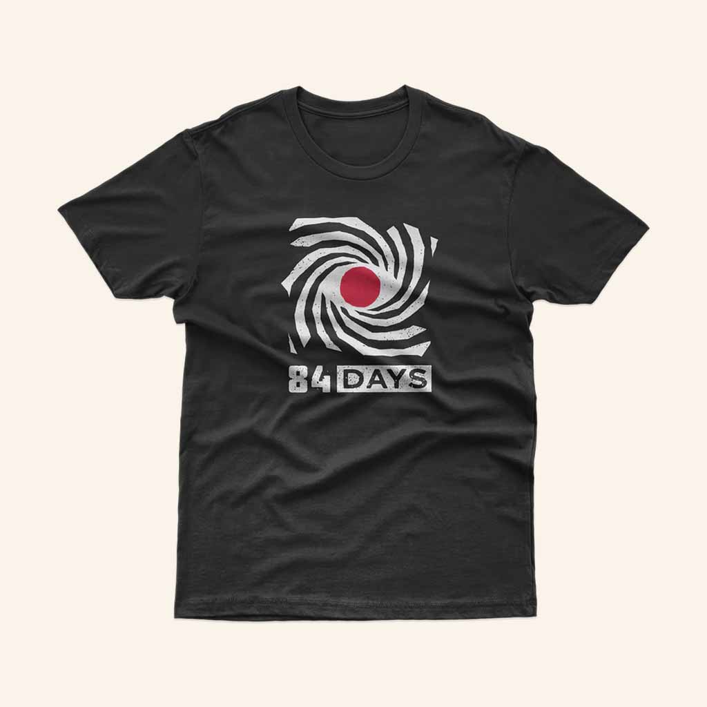 84 Days Merch Hypnotic Eyeball Black T-Shirt Gift Ideas For Him-1
