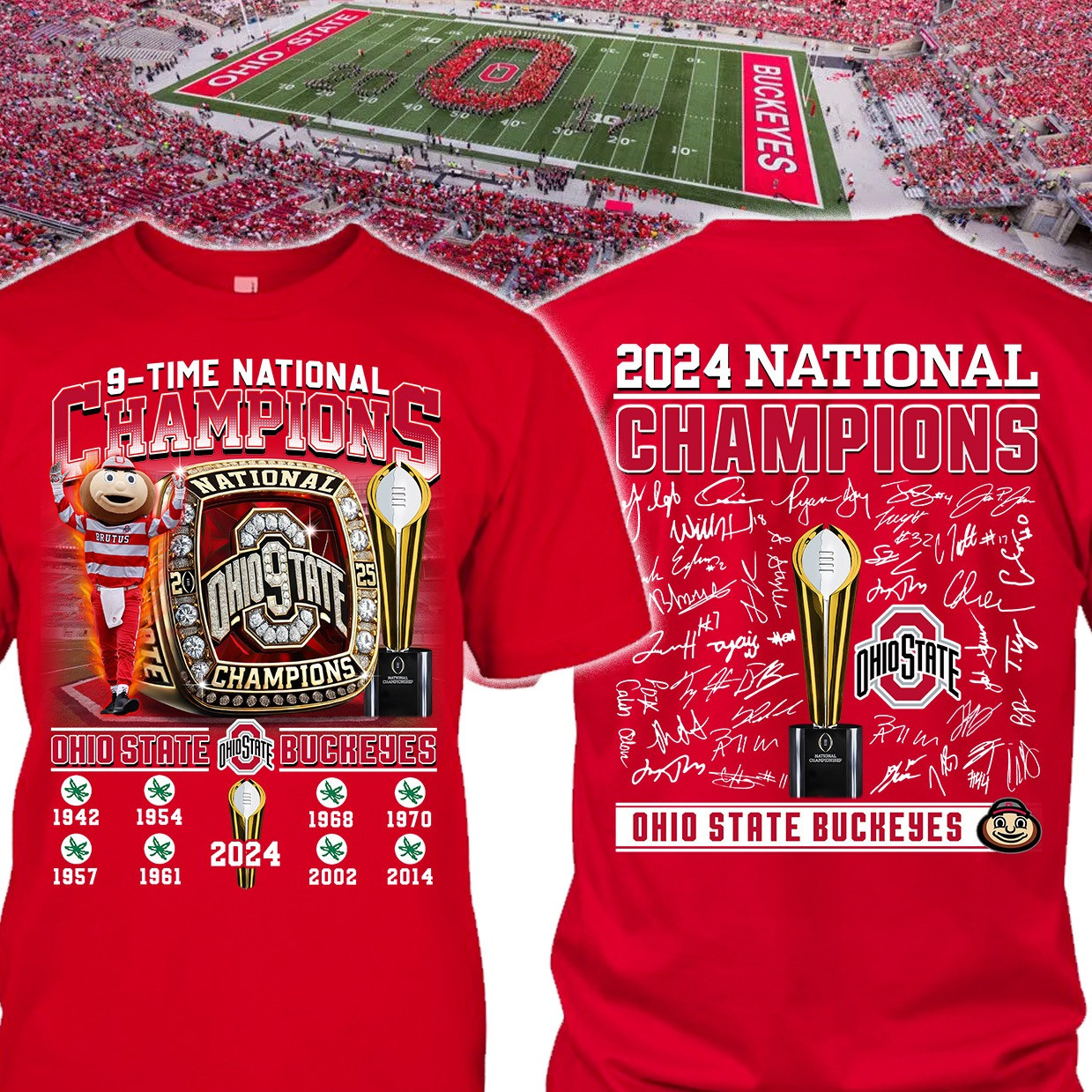 9 Times Ohio State Buckeyes National Champions Shirt OSU National Championship Merch Gifts-1 9 Times Ohio State Buckeyes National Champions Shirt OSU National Championship Merch Gifts-1