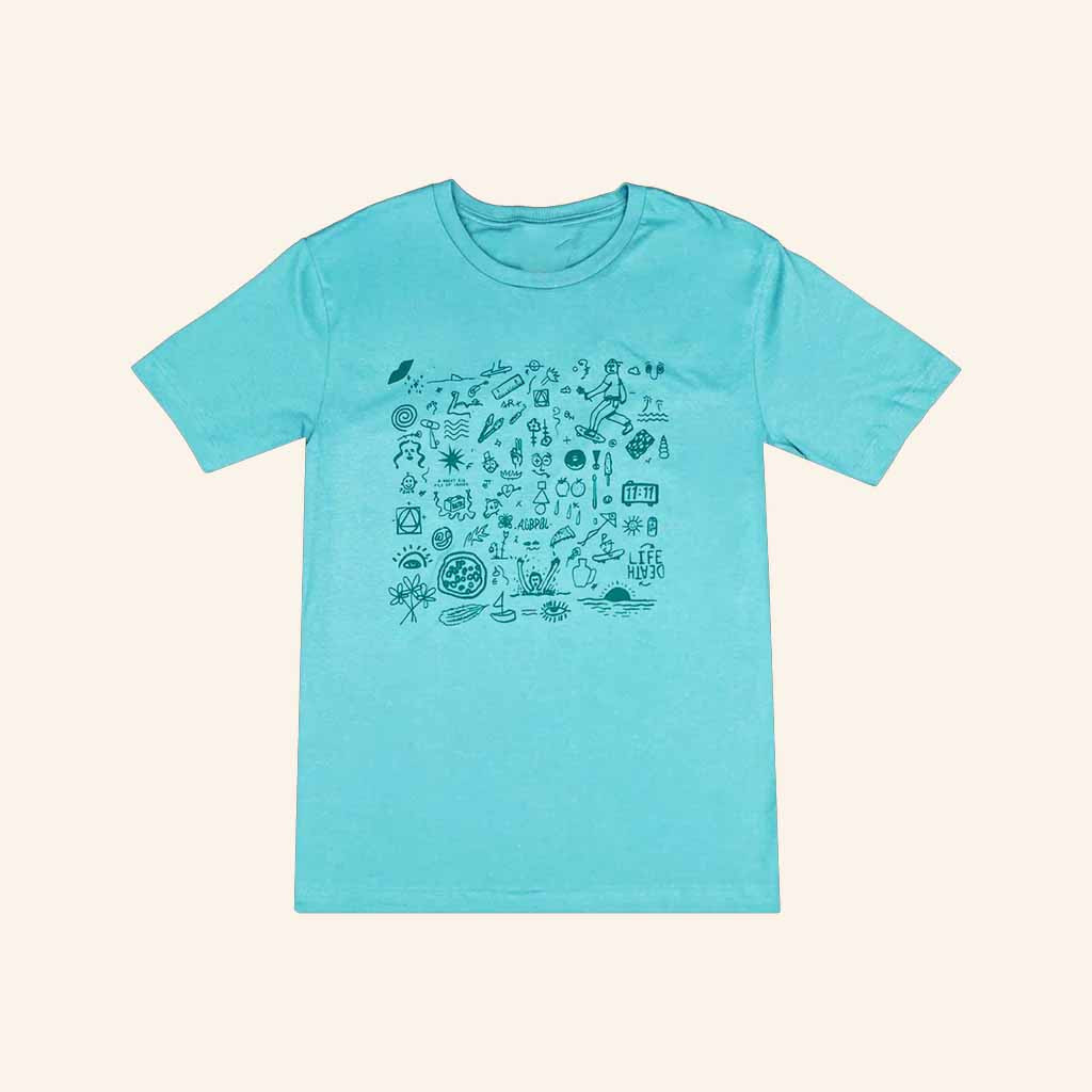 A Great Big Pile of Leaves Merch Doodle T-Shirt Gifts For Girlfriend-1 A Great Big Pile of Leaves Merch Doodle T-Shirt Gifts For Girlfriend-1