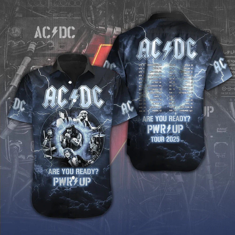 AC'DC Are You Ready Power Up Tour 2025 Hawaiian Shirt AC'DC Pwr Up Tour Merch Fan Gitts-1 AC'DC Are You Ready Power Up Tour 2025 Hawaiian Shirt AC'DC Pwr Up Tour Merch Fan Gitts-1