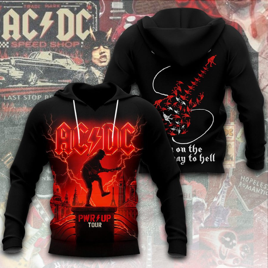 AC'DC Power Up Tour 2025 Shirt I'm On The Highway To Hell AC'DC Pwr Up Tour Merch-1