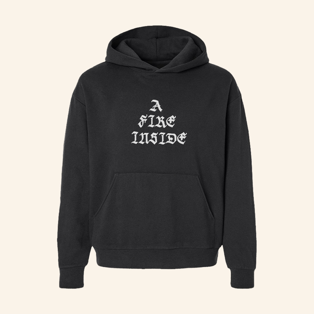 AFI Merch A Fire Inside Black Hoodie Best Gifts For Rock Music Lovers-1