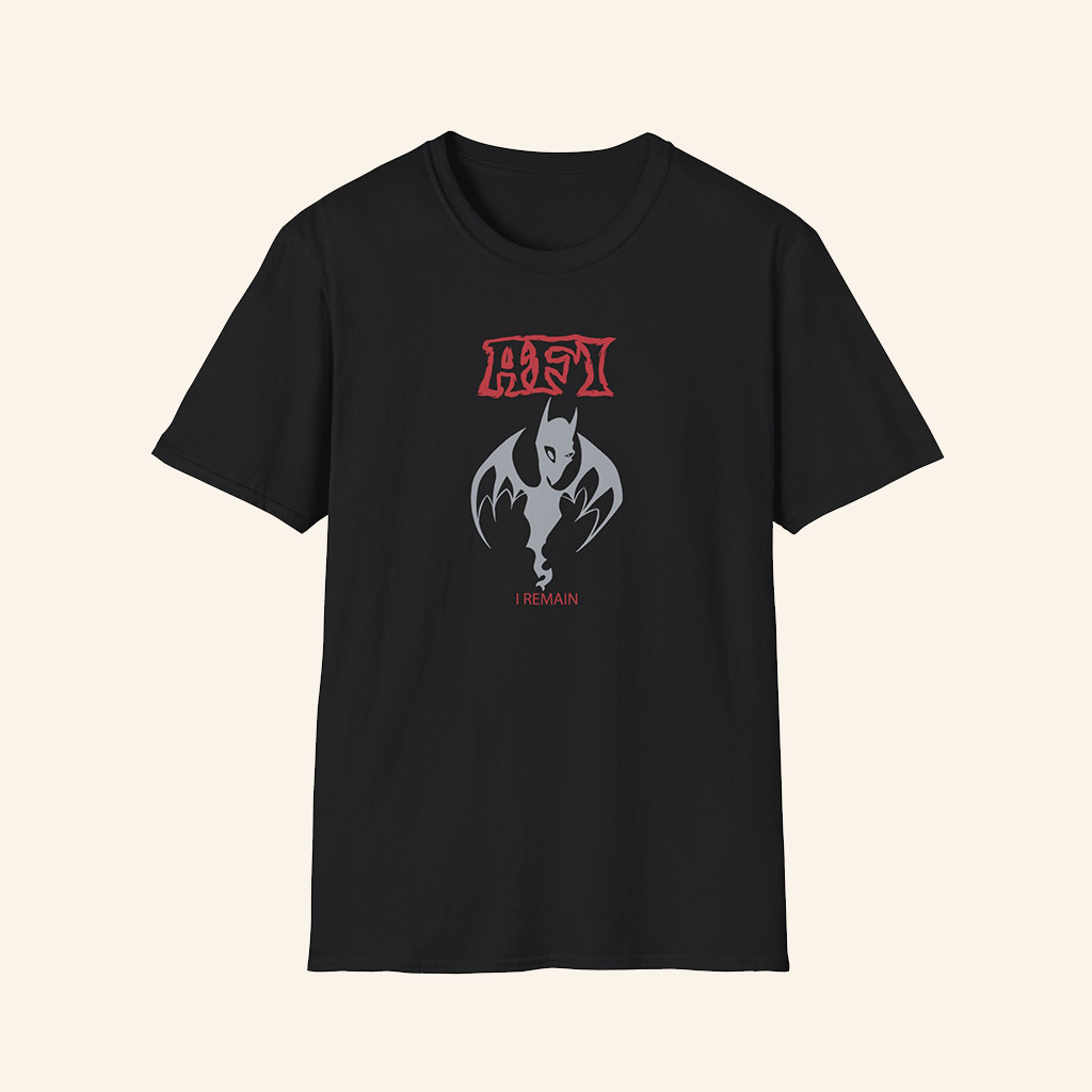 AFI Merch AFI I Remain Black T-Shirt Gift Ideas For Rock Music Lovers-1