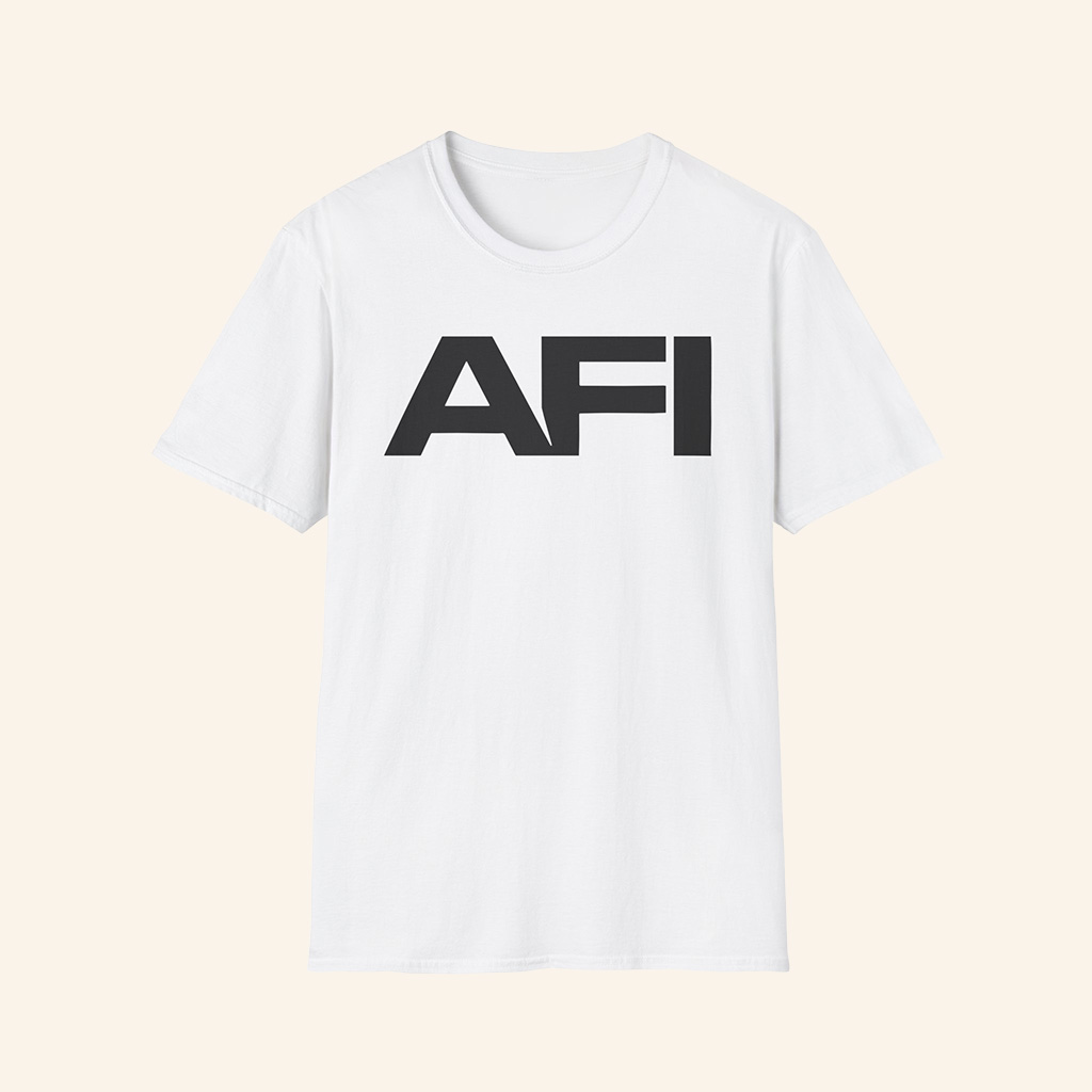 AFI Merch AFI Logo White T-Shirt Birthday Gifts For Music Lovers-1