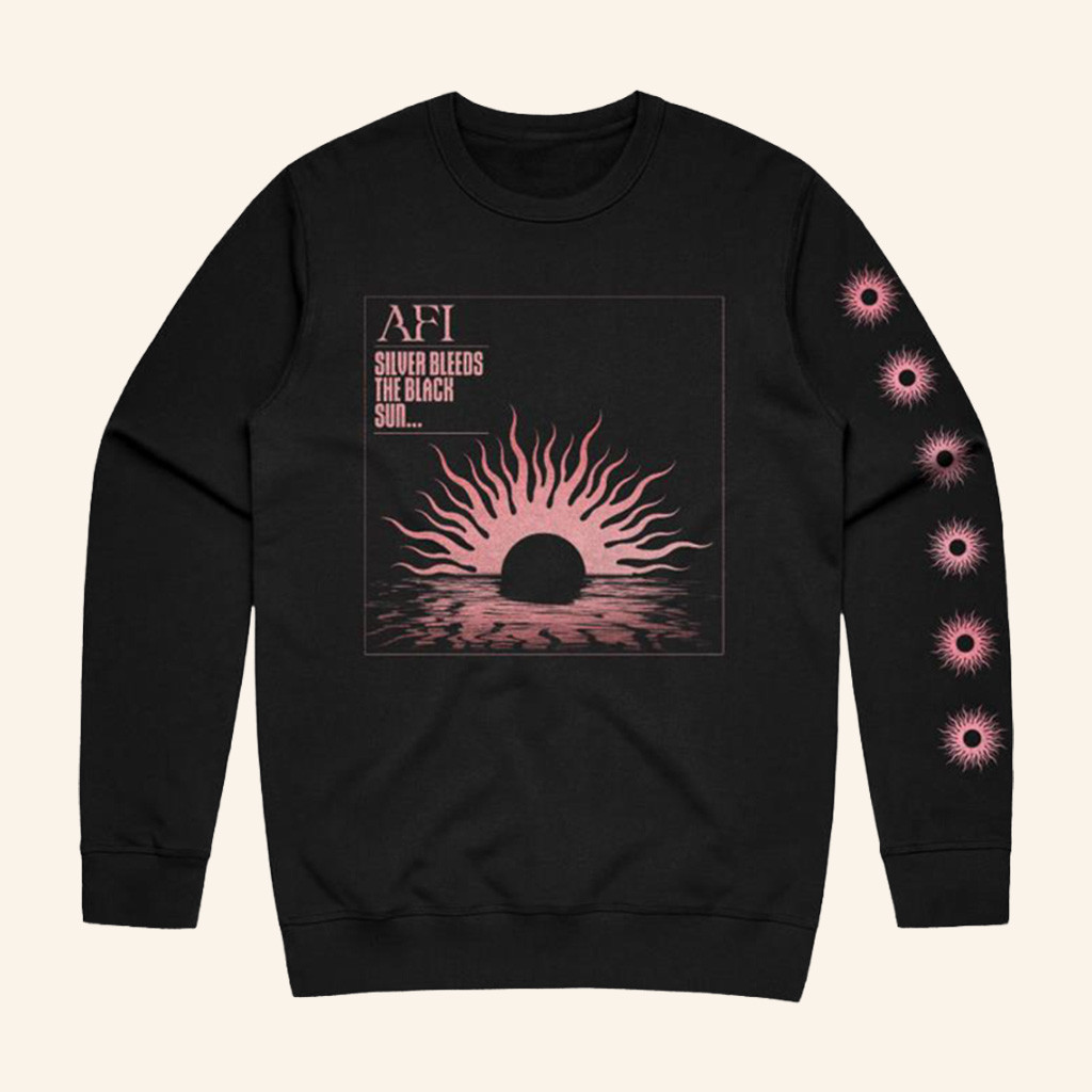 AFI Merch Silver Bleeds The Black Sun Long Sleeve Shirt Best Gift For Her-1