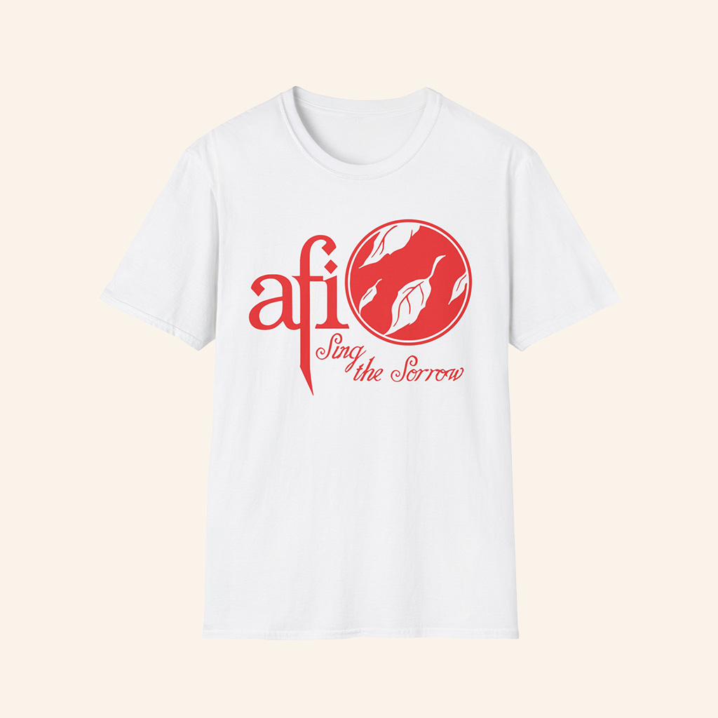 AFI Merch Sing The Sorrow T-Shirt Presents For Rock Music Lovers-1