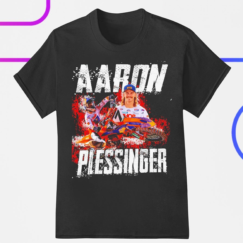 Aaron Plessinger Merch Aaron Plessinger T-Shirt Father's Day Gifts For Racing Fans-1