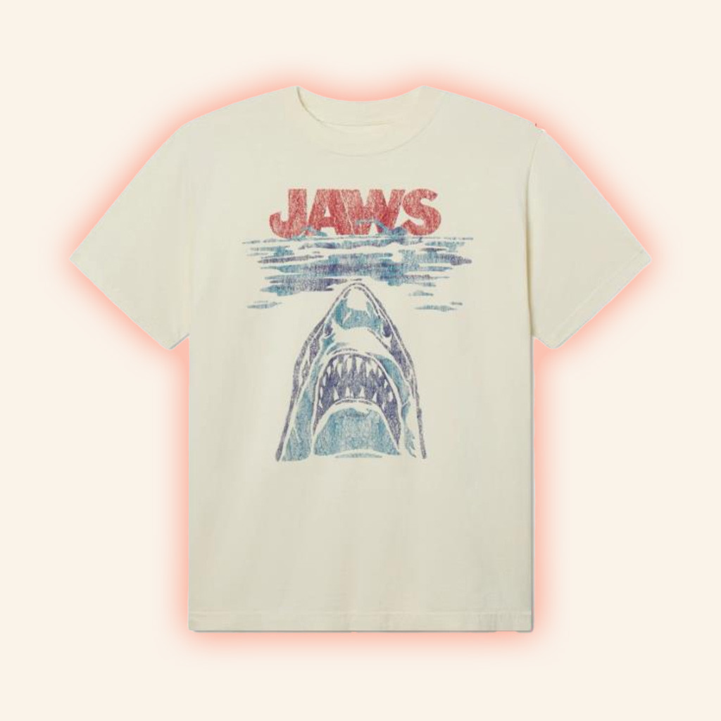 Academy Museum Merch Jaws Poster T-Shirt Gifts For Movie Fans-1