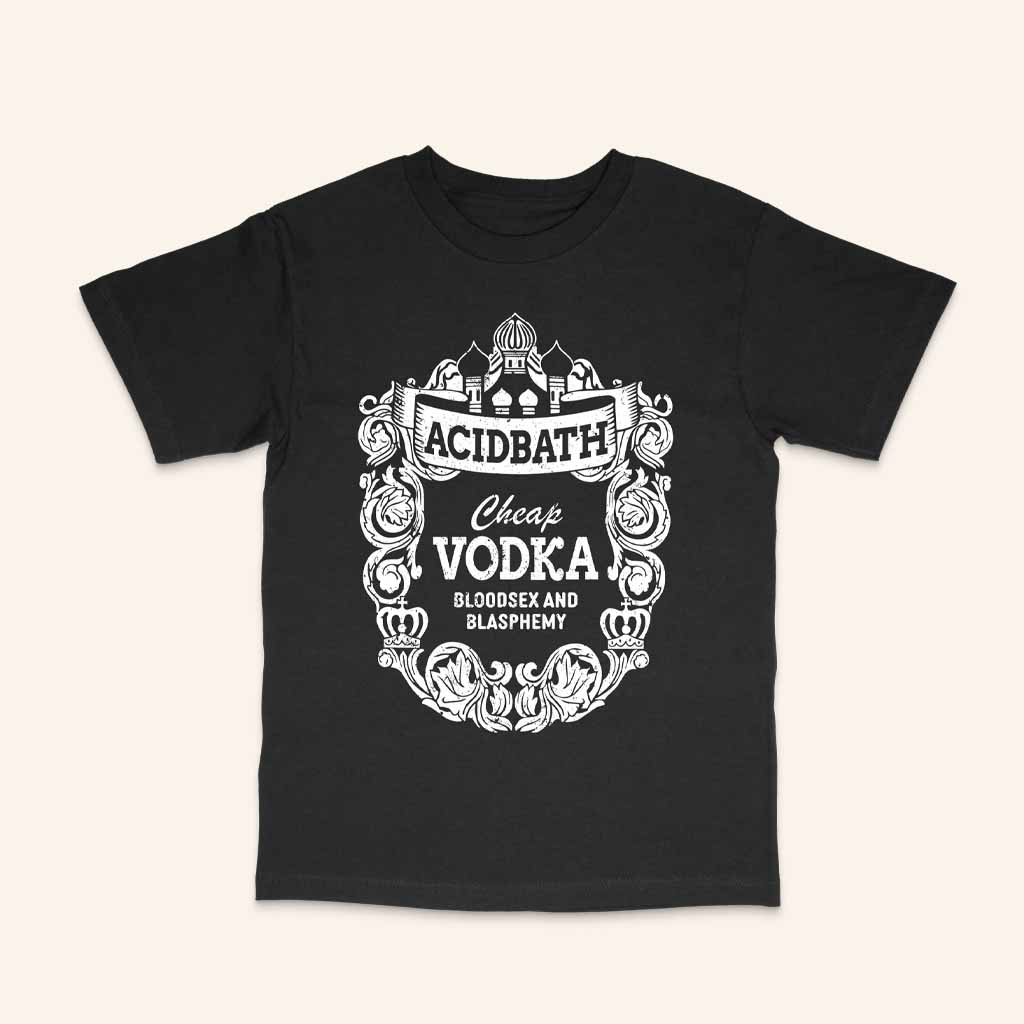 Acid Bath Merch Cheap Vodka T-Shirt Christmas Presents For Girlfriend-1
