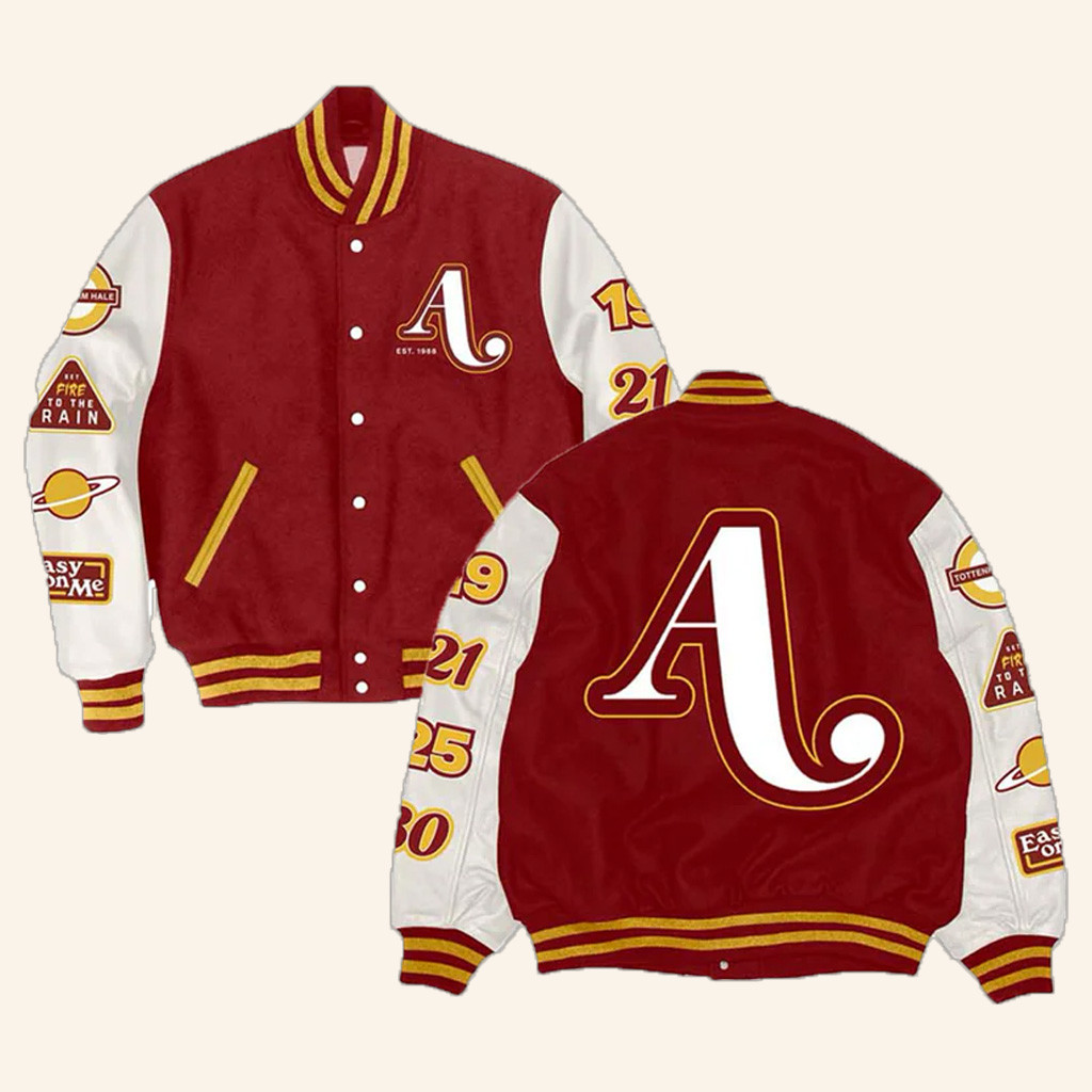 Adele Merch Red Letterman Jacket Presents Ideas For Music Lovers-1 Adele Merch Red Letterman Jacket Presents Ideas For Music Lovers-1