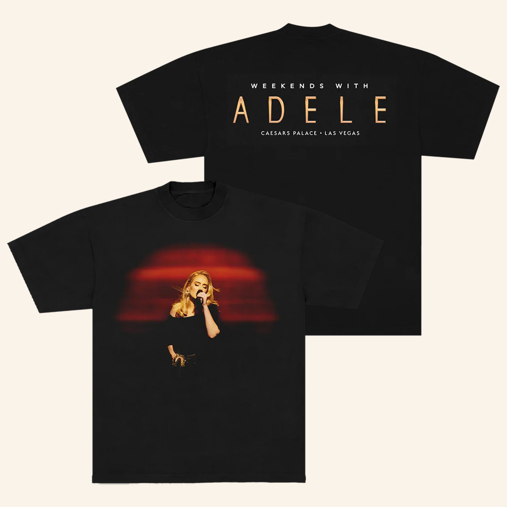Adele Merch Weekends With Adele Caesars Palace T-Shirt Cool Gifts For Music Lovers-1