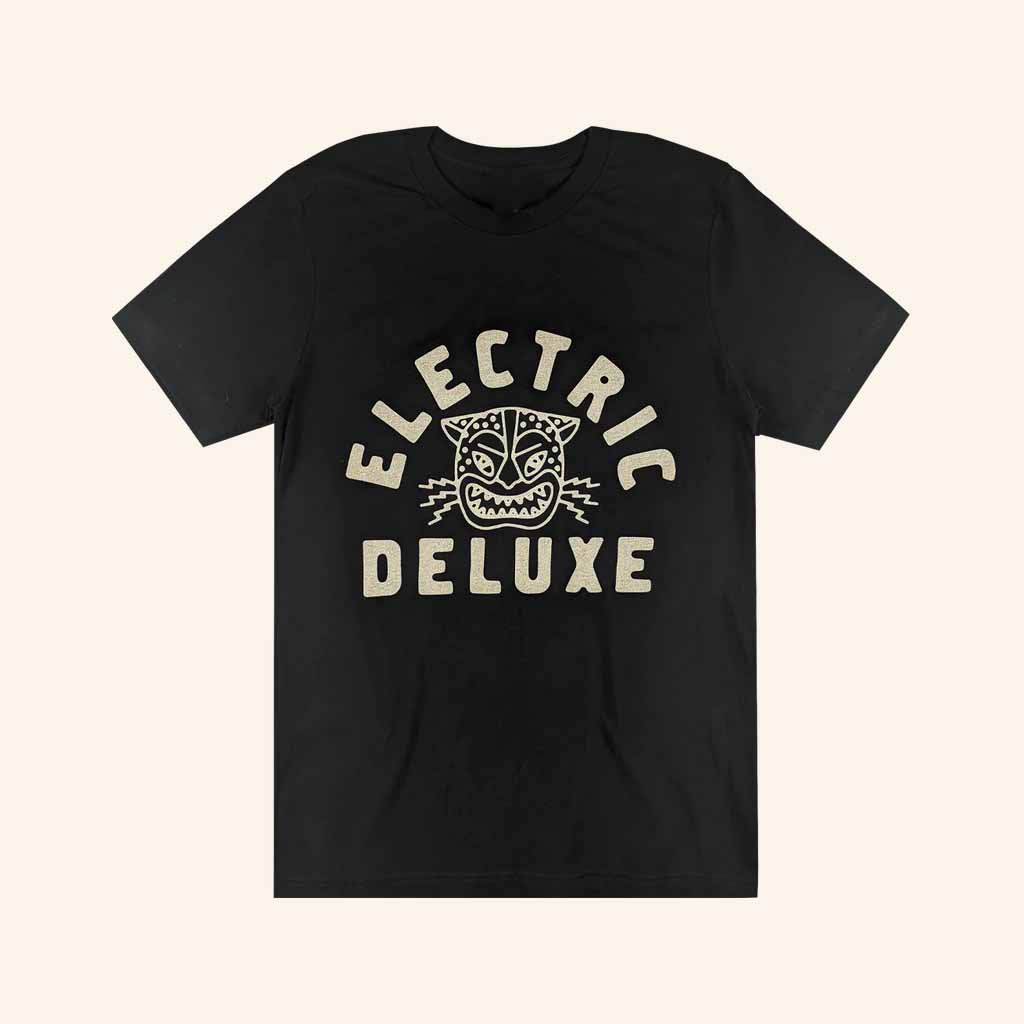 Adrian Quesada Merch Electric Deluxe Jaguar Face T-Shirt Music Lover Gifts For Him-1