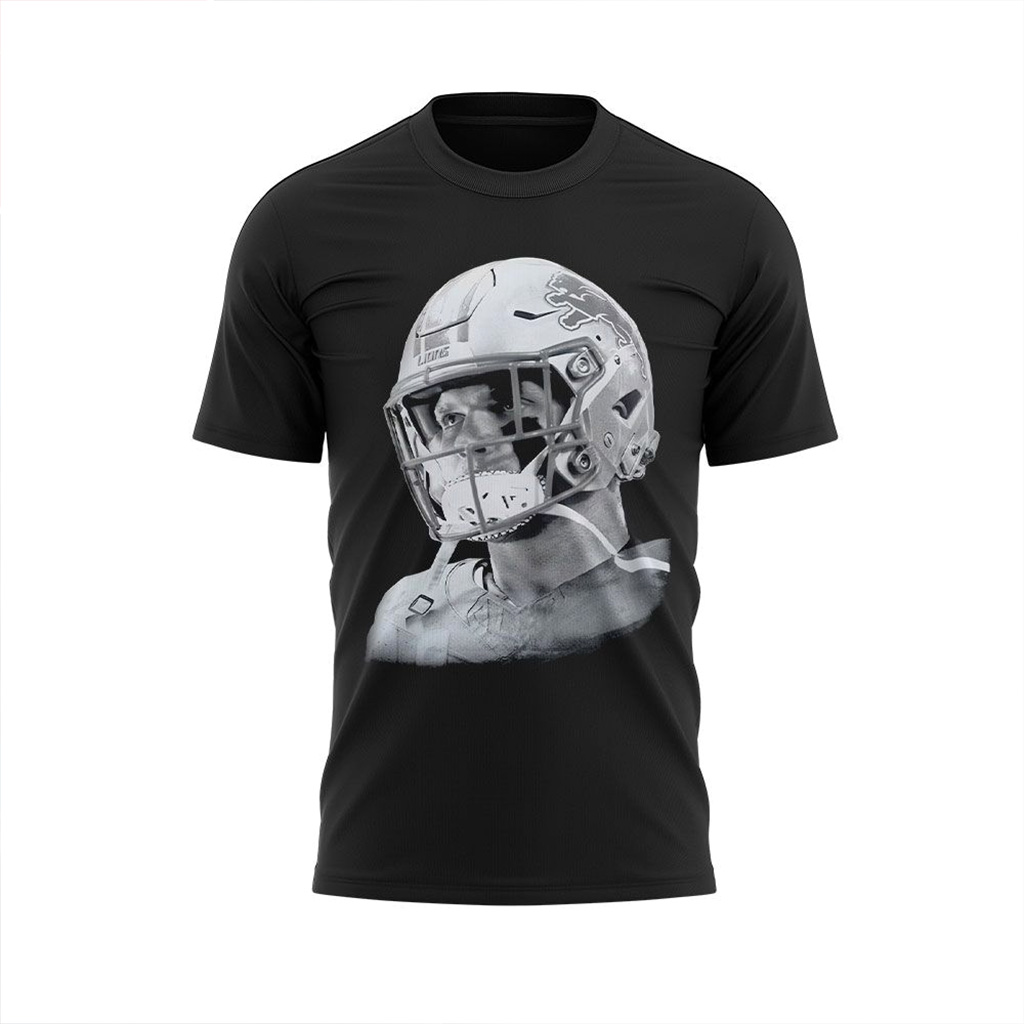 Aidan Hutchinson Charcoal House Of Hutch X Detroit Lions Game Face T-Shirt Fan Merch-1 Aidan Hutchinson Charcoal House Of Hutch X Detroit Lions Game Face T-Shirt Fan Merch-1