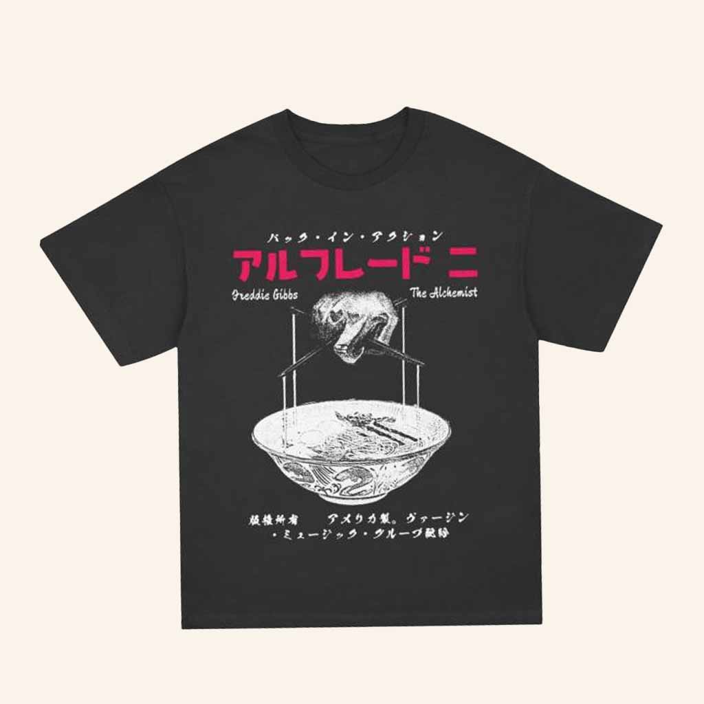 Alfredo Tokyo Merch Alfredo�s Tokyo Ramen T-Shirt Birthday Gift For Him-1 Alfredo Tokyo Merch Alfredo�s Tokyo Ramen T-Shirt Birthday Gift For Him-1