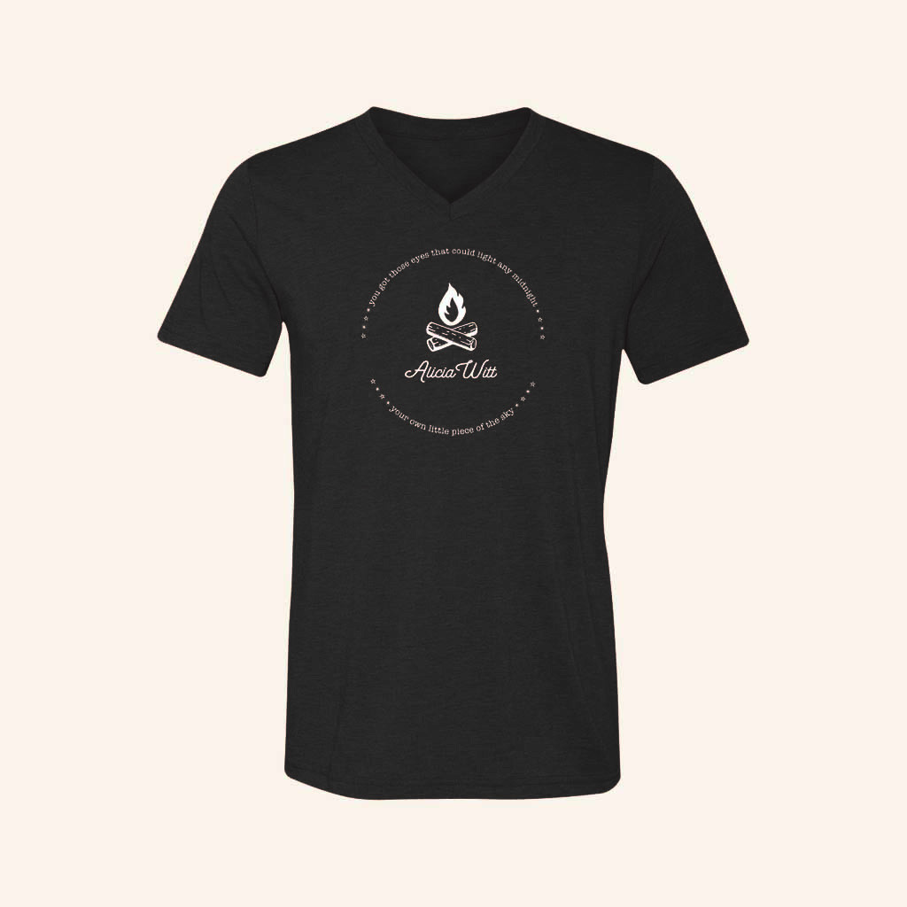 Alicia Witt Merch Any Midnight Clay V-Neck T-Shirt Gifts For Wife-1