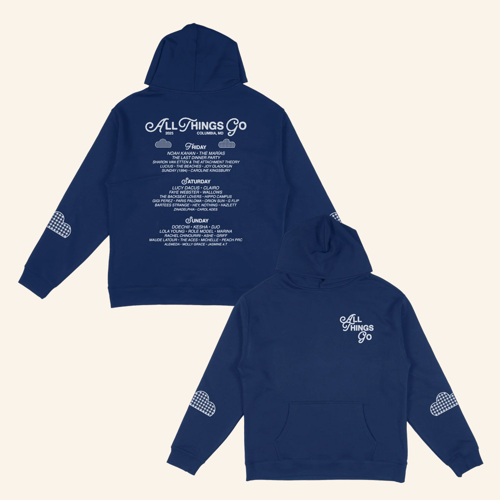 All Things Go Merch Blue Clouds DC Hoodie Gifts For Best Friends-1