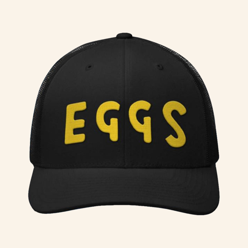 Andrew Bird Merch Andrew Bird X Oxford Pennant Eggs Trucker Hat Embroidered Dad Gifts-1
