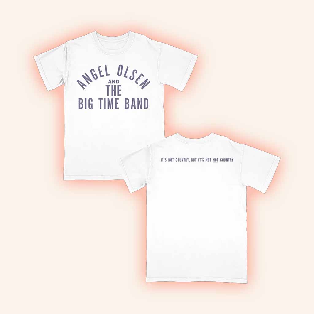 Angel Olsen Merch I_m Loving You Big Time White T-Shirt Best Gifts For Music Lovers-1