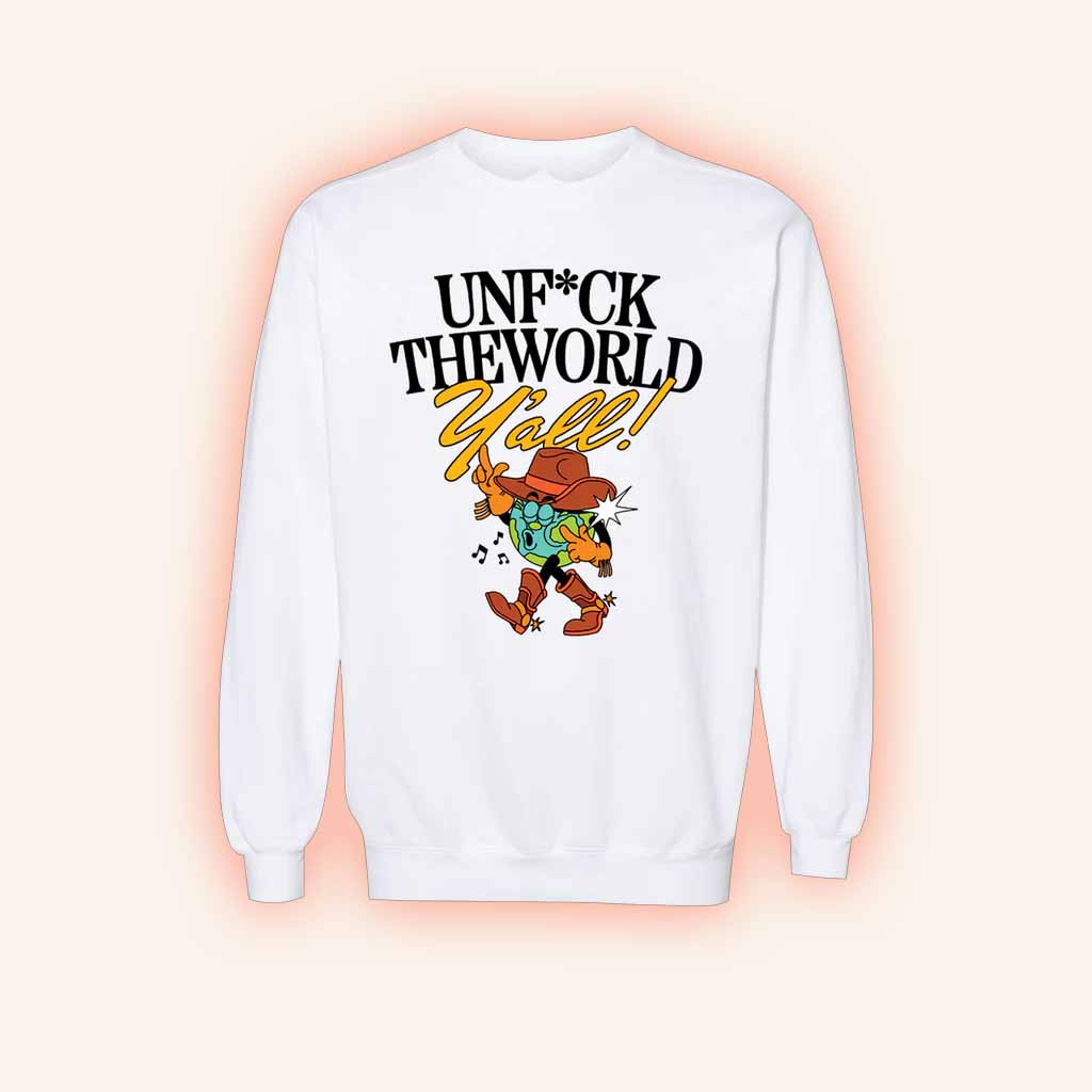 Angel Olsen Merch Unfcktheworld Y'all Sweatshirt Gifts For Friends-1 Angel Olsen Merch Unfcktheworld Y'all Sweatshirt Gifts For Friends-1