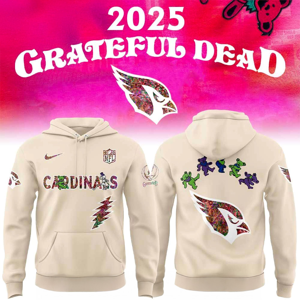 Arizona Cardinals Grateful Dead Night 2025 Hoodie Arizona Cardinals Merch Gifts For Fans-1 Arizona Cardinals Grateful Dead Night 2025 Hoodie Arizona Cardinals Merch Gifts For Fans-1