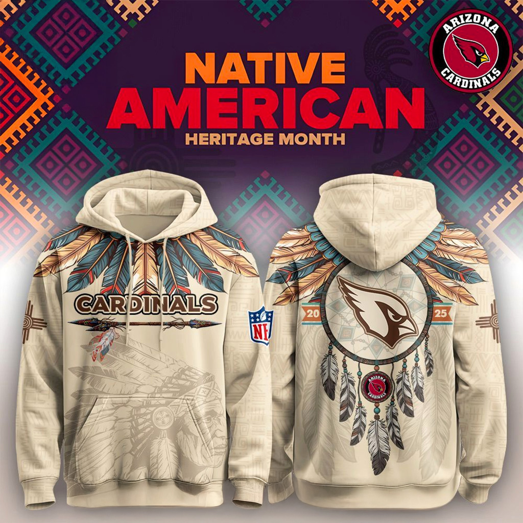 Arizona Cardinals Native American Heritage Month Hoodie Arizona Cardinals Merch-1 Arizona Cardinals Native American Heritage Month Hoodie Arizona Cardinals Merch-1