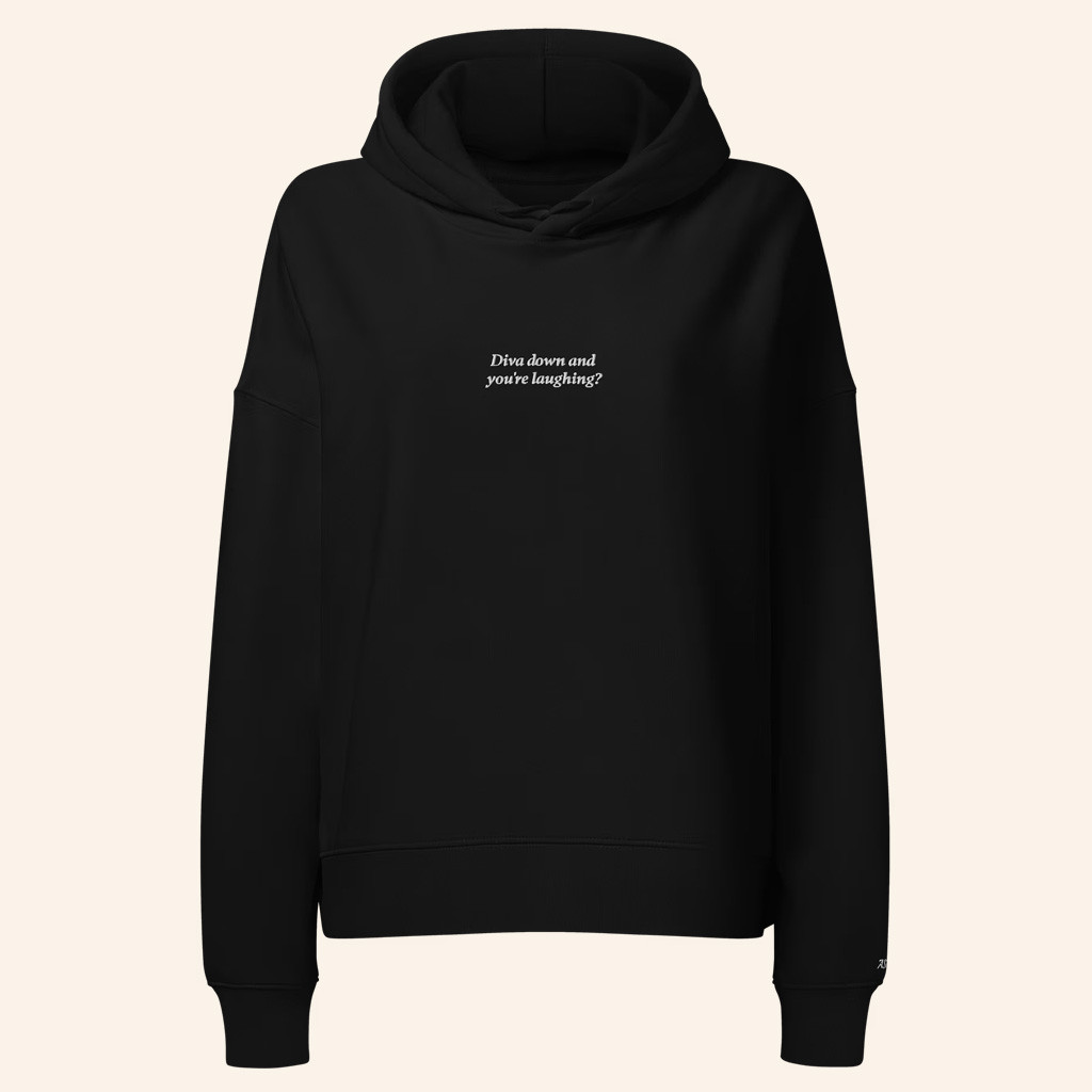 Ashby Merch Diva Down And You're Laughing Hoodie Lorax Serious Merch Gifts For Besties-1 Ashby Merch Diva Down And You're Laughing Hoodie Lorax Serious Merch Gifts For Besties-1