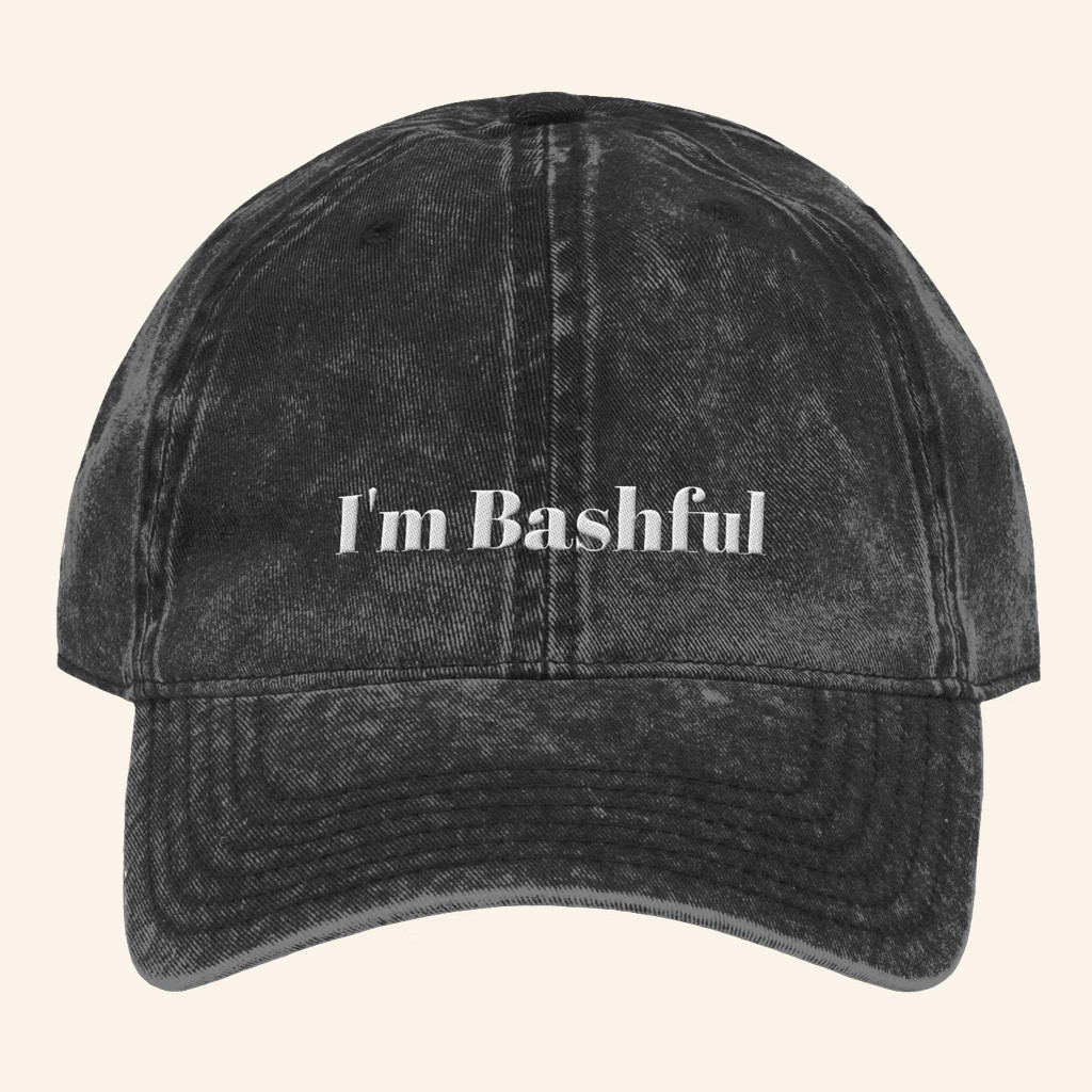 Ashby Merch Embroidered I'm Bashful Hat Lorax Serious Merch Birthday Gifts For Friends-1