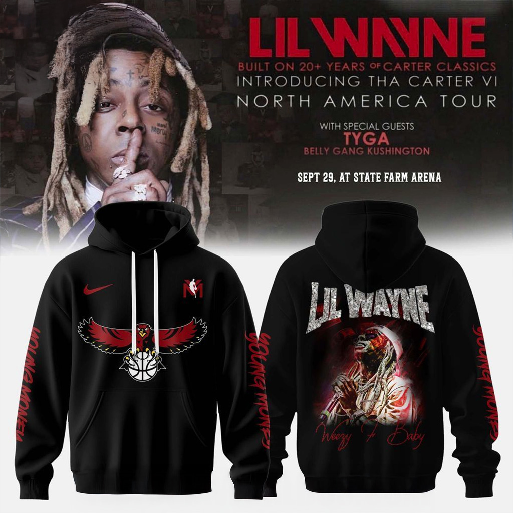 Atlanta Hawks X Lil Wayne X Tha Carter Vi Courtside Hoodie Atlanta Hawks Merch Fan Gifts-1 Atlanta Hawks X Lil Wayne X Tha Carter Vi Courtside Hoodie Atlanta Hawks Merch Fan Gifts-1