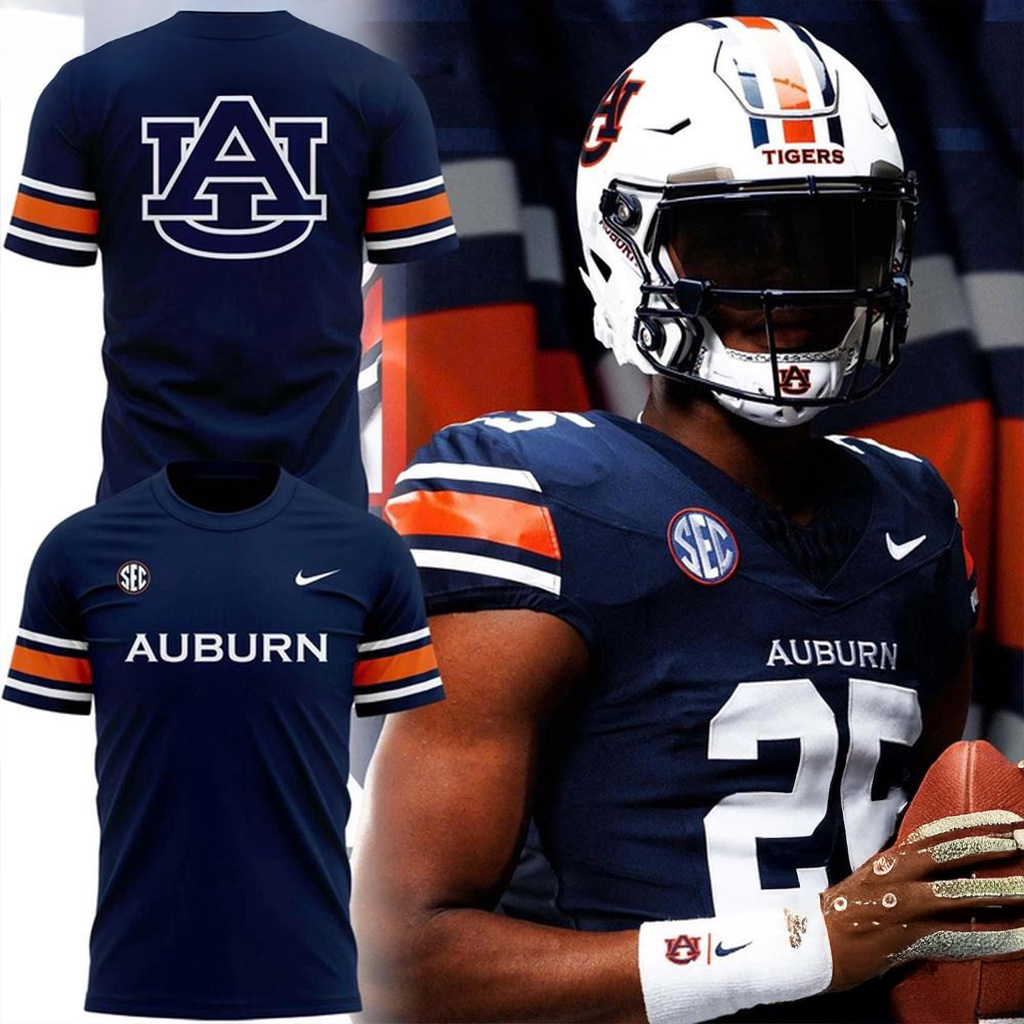 Auburn Tigers Home Football Game 2025 Shirt Auburn Tigers Merch Gift Ideas For Men-1