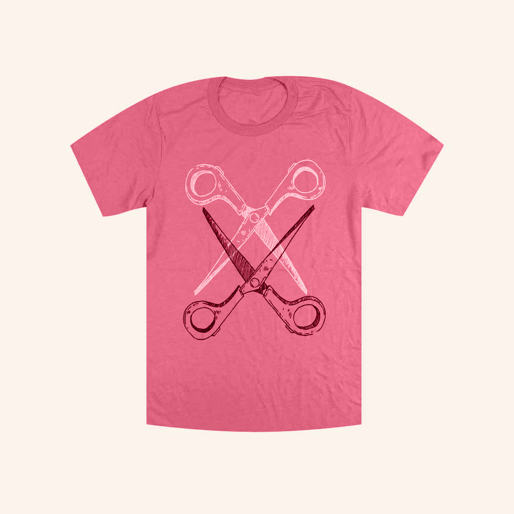 Autostraddle Merch Basic Scissoring T-Shirt Birthday Presents For Her-1 Autostraddle Merch Basic Scissoring T-Shirt Birthday Presents For Her-1