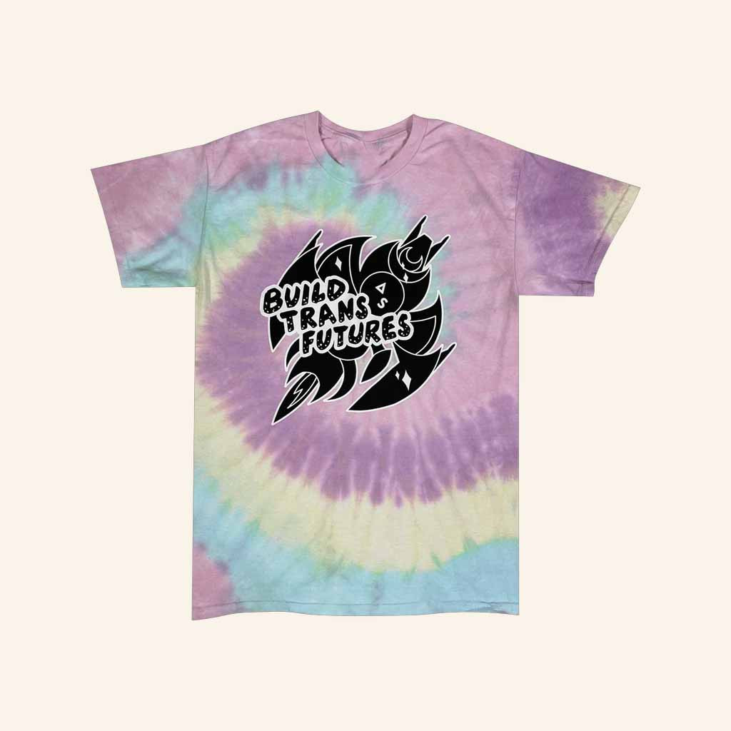 Autostraddle Merch Build Trans Futures Tie-Dye Shirt Birthday Presents For Wife-1