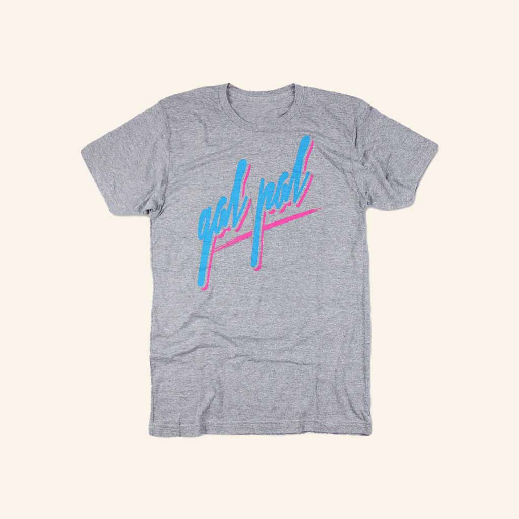 Autostraddle Merch Gal Pal Grey T-Shirt Good Gifts For Dudes-1