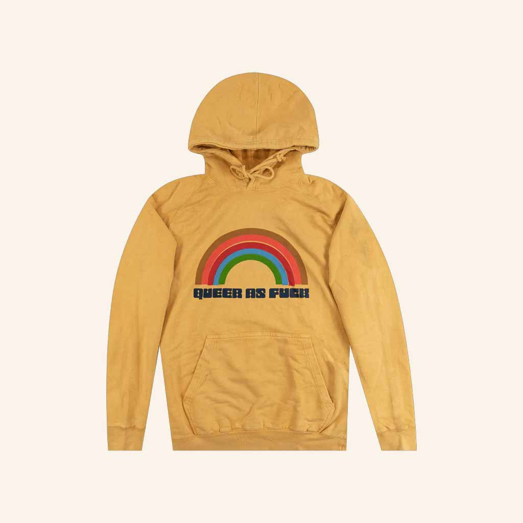 Autostraddle Merch Queer As F Vintage Hoodie Gift Ideas For Friend-1 Autostraddle Merch Queer As F Vintage Hoodie Gift Ideas For Friend-1