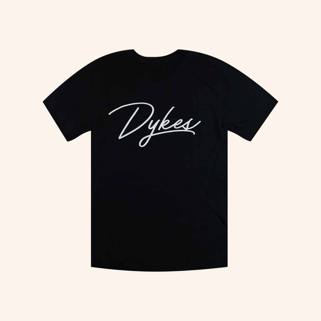 Autostraddle Merch Team Dykes Black T-Shirt Gift Ideas For Son-1
