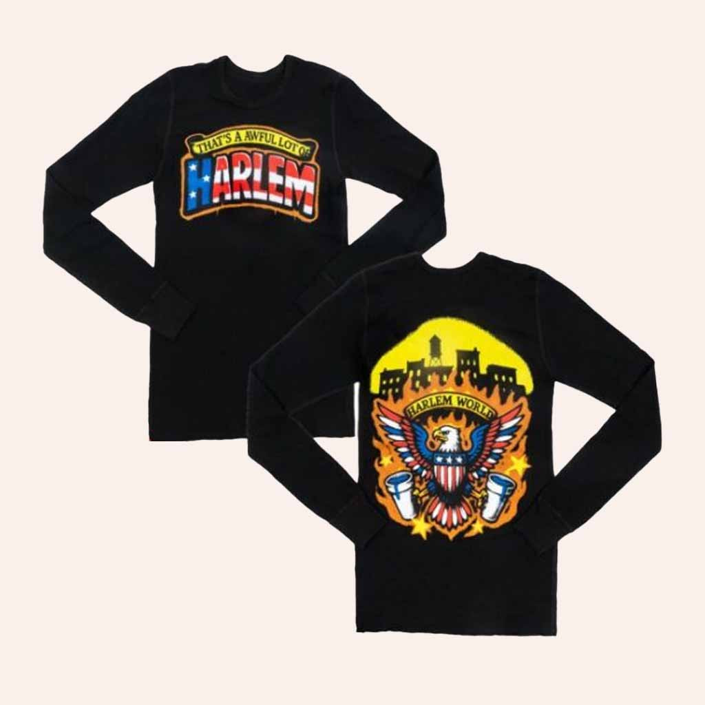 Awful Lot Of Cough Syrup Merch Awful Lot Of Harlem Thermal Long Sleeve Shirt Gift For Him-1