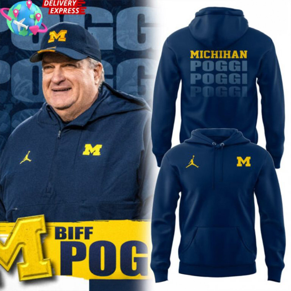 BIFF Poggi Michigan Wolverines 2025 Hoodie Best Father's Day Gifts For Grandpa-1