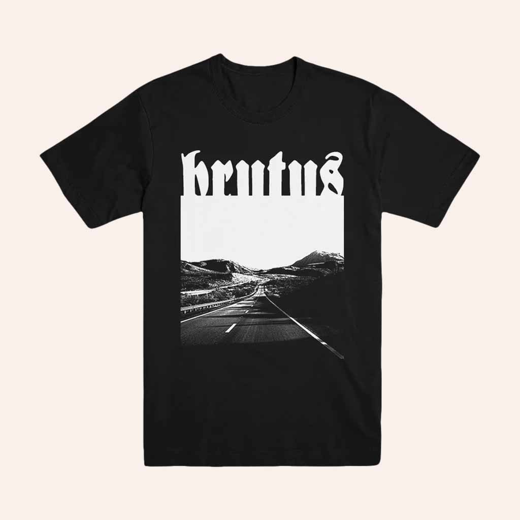 BRUTUS Merch Road Black T-Shirt Christmas Gift Ideas For Brother-1