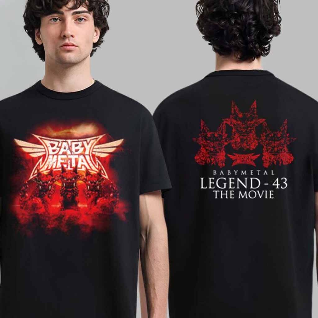 Babymetal Legend 43 The Movie T-Shirt BABYMETAL Merch Gifts For Band Fans-1 Babymetal Legend 43 The Movie T-Shirt BABYMETAL Merch Gifts For Band Fans-1
