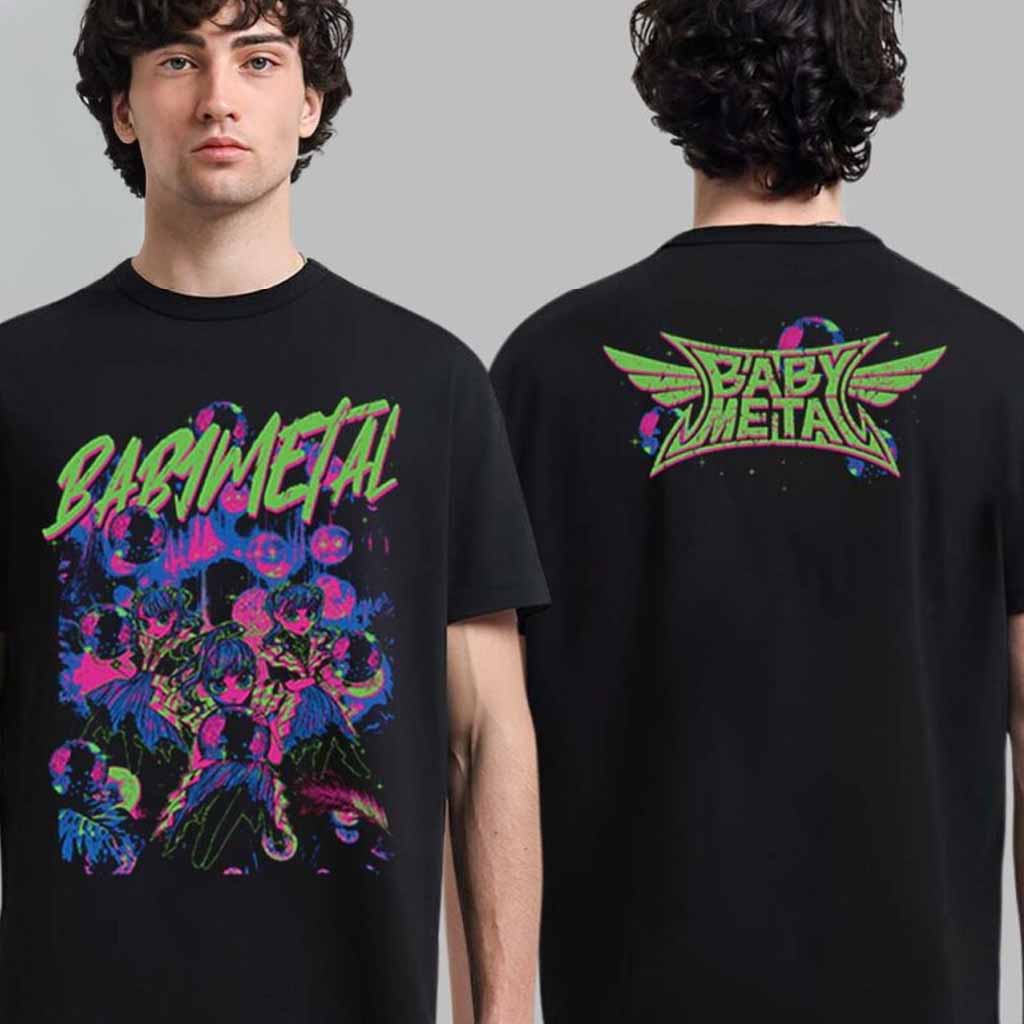 Babymetal Mirror Ball Tee Concert Goods T-Shirt BABYMETAL Merch Gifts For Band Fans-1