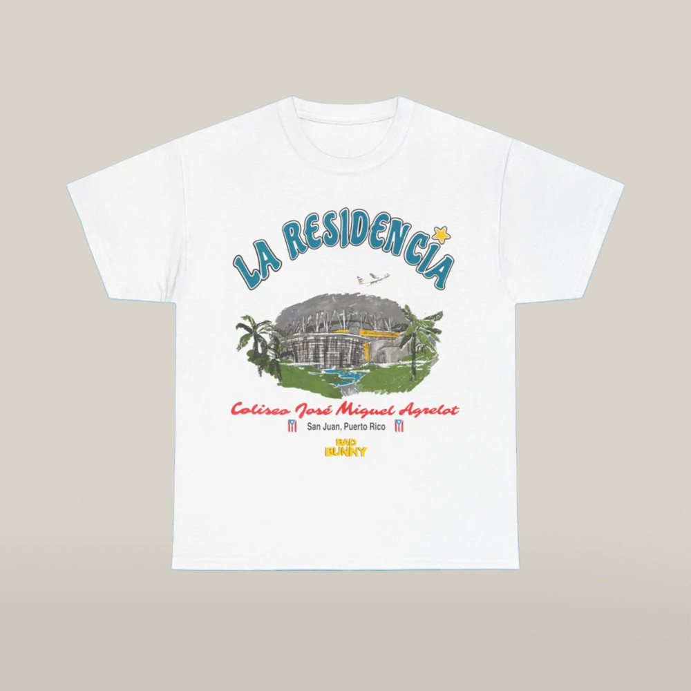 Bad Bunny 2025 Merch DTMF La Residencia Tee Shirt Unique Gifts For Her-1 Bad Bunny 2025 Merch DTMF La Residencia Tee Shirt Unique Gifts For Her-1