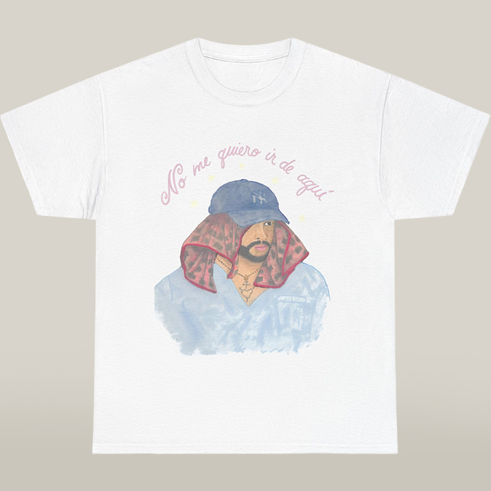 Bad Bunny Merch Dtmf No Me Quiro White Tee Shirt Best Bad Bunny Gift-1 Bad Bunny Merch Dtmf No Me Quiro White Tee Shirt Best Bad Bunny Gift-1