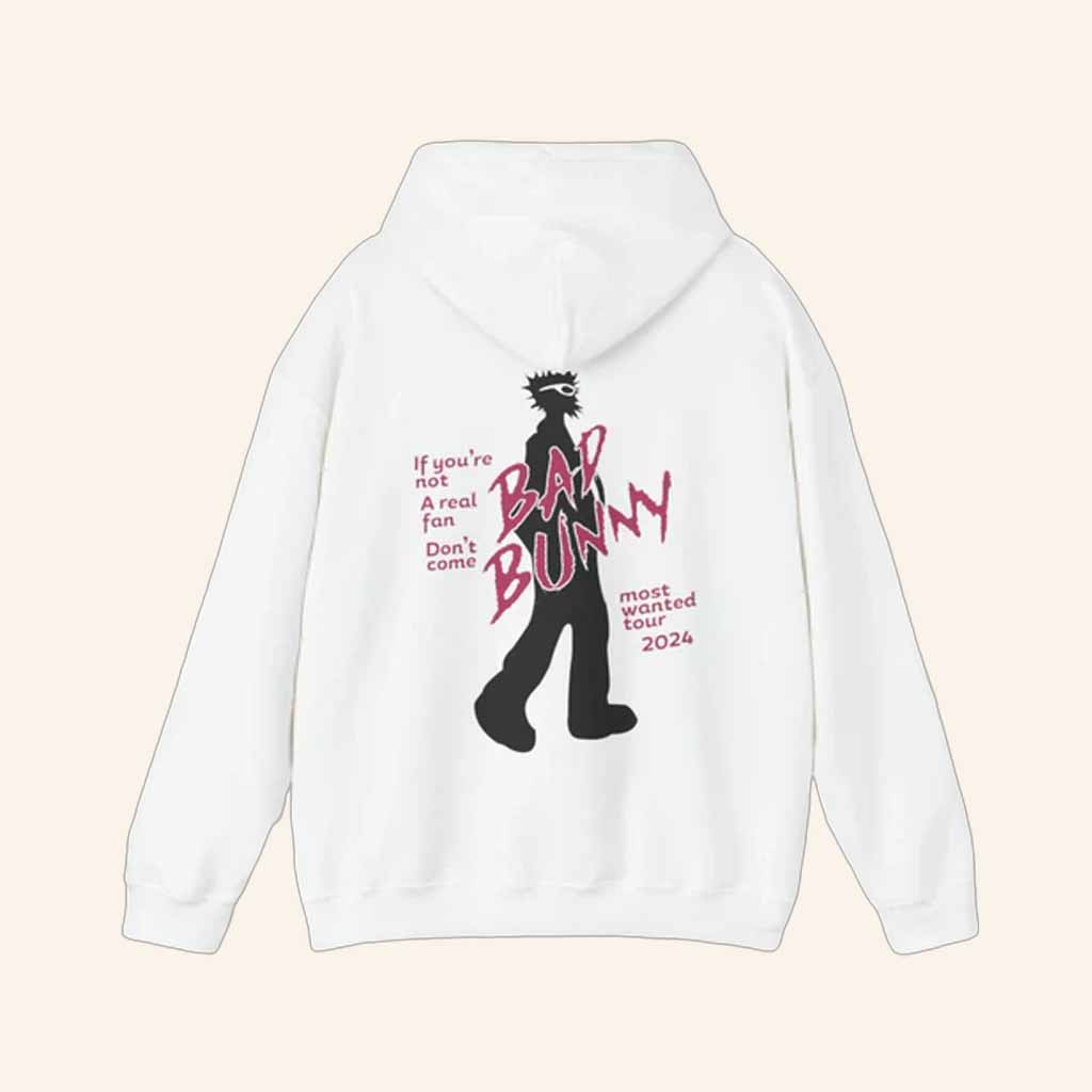 Bad Bunny Merch Signature Real Fan Hoodie White Christmas Presents For Boyfriend-1 Bad Bunny Merch Signature Real Fan Hoodie White Christmas Presents For Boyfriend-1
