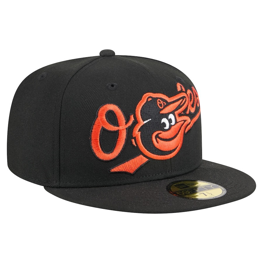 Baltimore Orioles New Era Overlap Hat MLB Baltimore Orioles 59FIFTY Fitted Hat Cap-1 Baltimore Orioles New Era Overlap Hat MLB Baltimore Orioles 59FIFTY Fitted Hat Cap-1