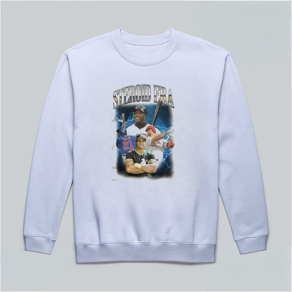 Baseball Legends Steroid Era MLB Sweatshirt Barry Bonds Mcgwire Canseco Sosa Sweatshirt-1 Baseball Legends Steroid Era MLB Sweatshirt Barry Bonds Mcgwire Canseco Sosa Sweatshirt-1